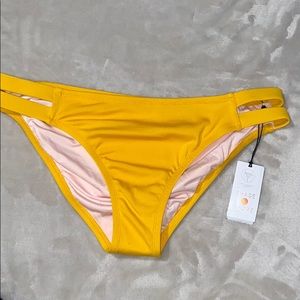 NWT! Mustard Yellow Swim Suit Bottom